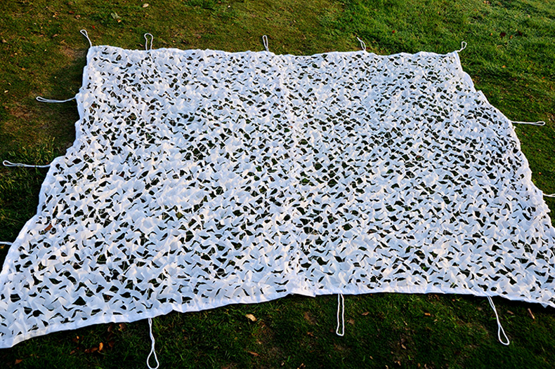 白色純色偽裝網